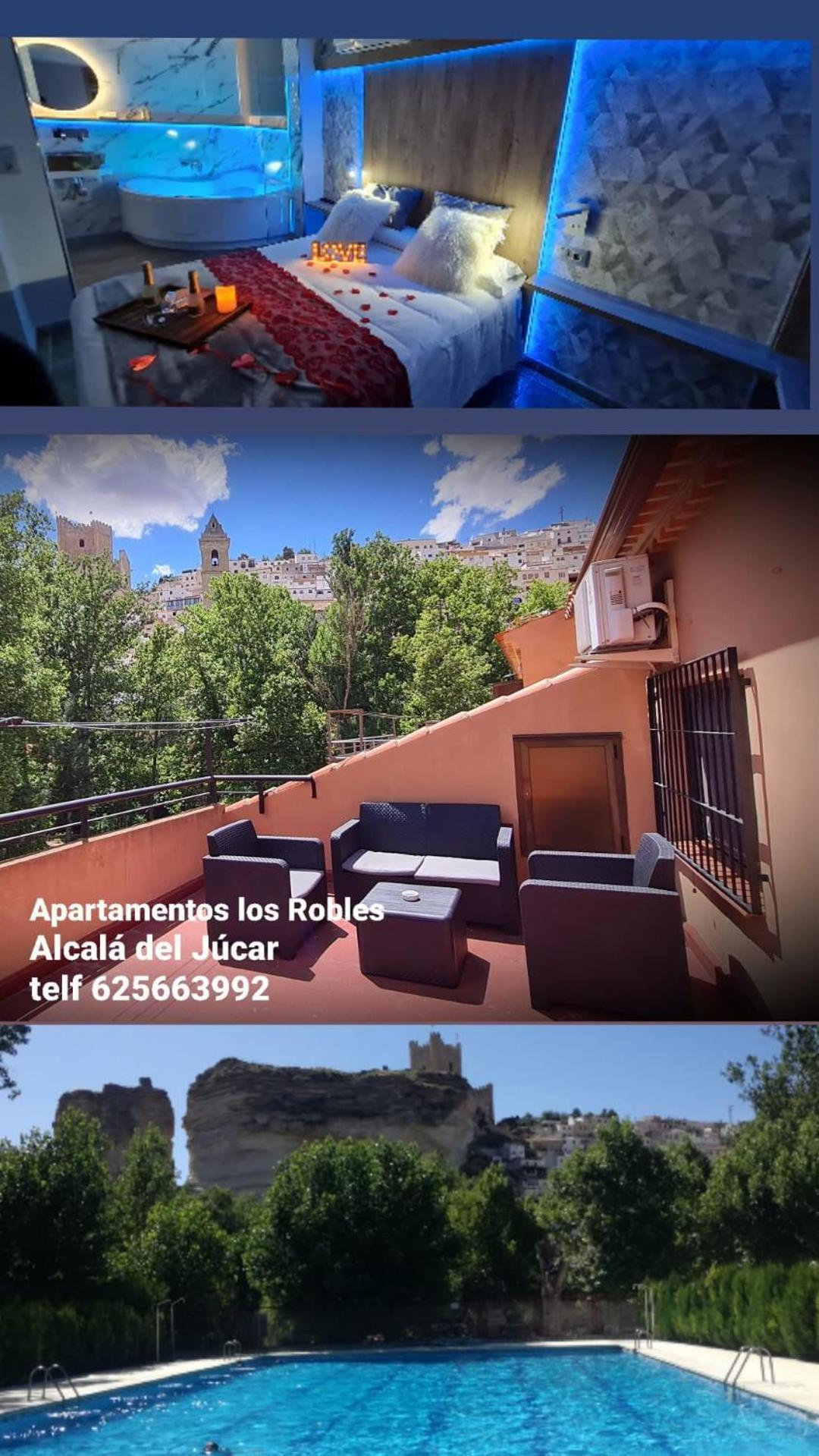 Apartamentos Los Robles Alcala del Jucar Luaran gambar